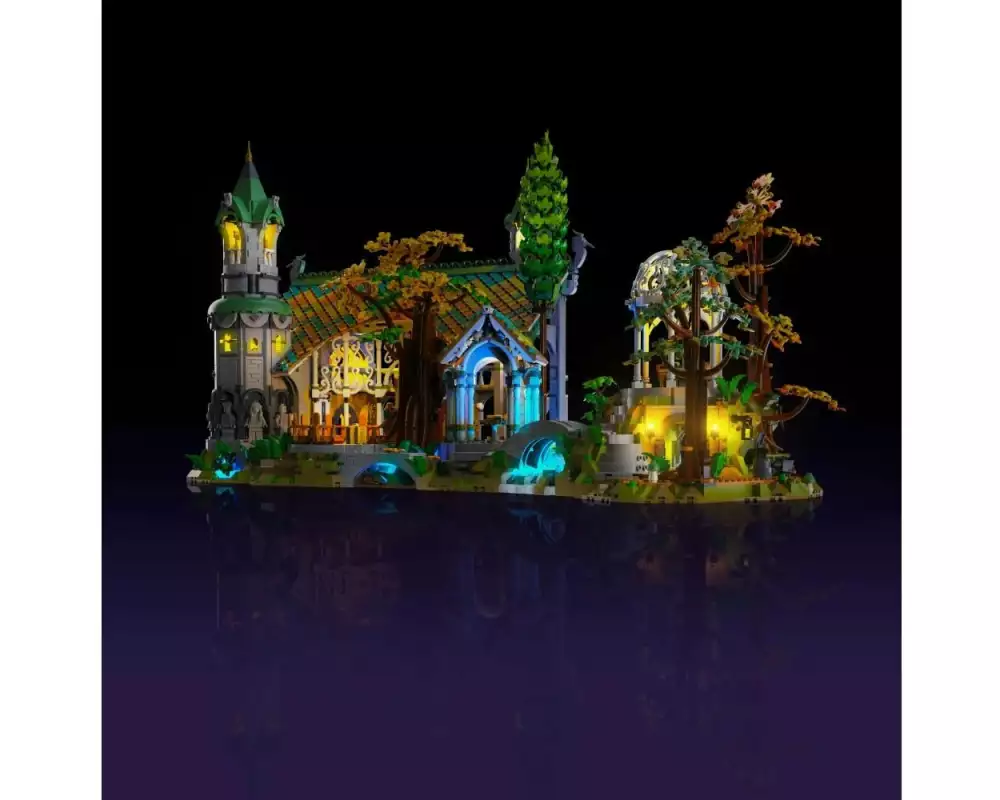 Light My Bricks LED-Licht-Set für LEGO Der Herr der Ringe Bruchtal 10316