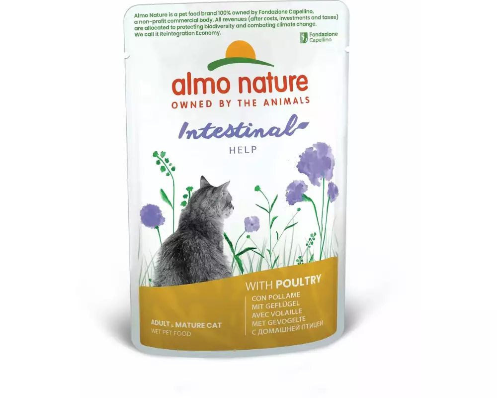 Almo Nature Nassfutter Intestinal Help mit Geflügel 70 g