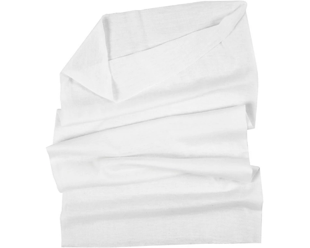 Creativ Company Schlauchschal Polyester, 1 Stück, Weiss