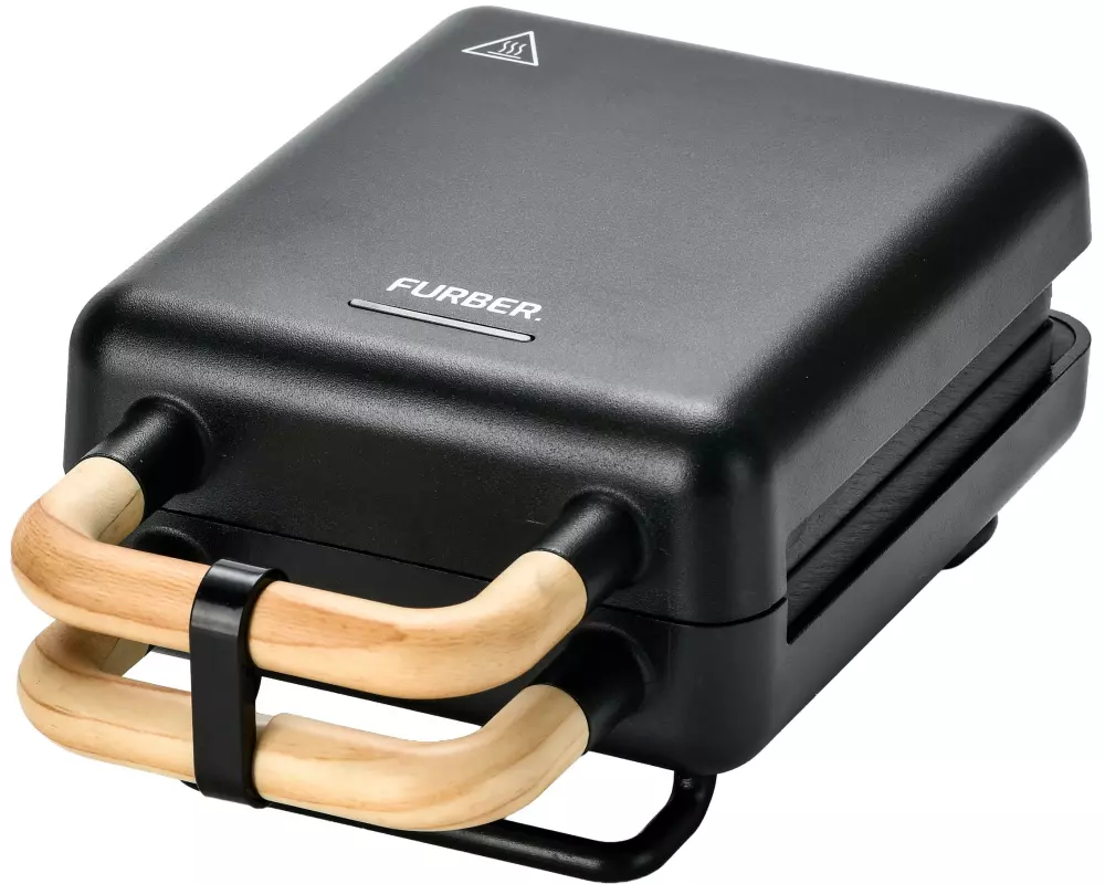 FURBER Waffeleisen Schwarz