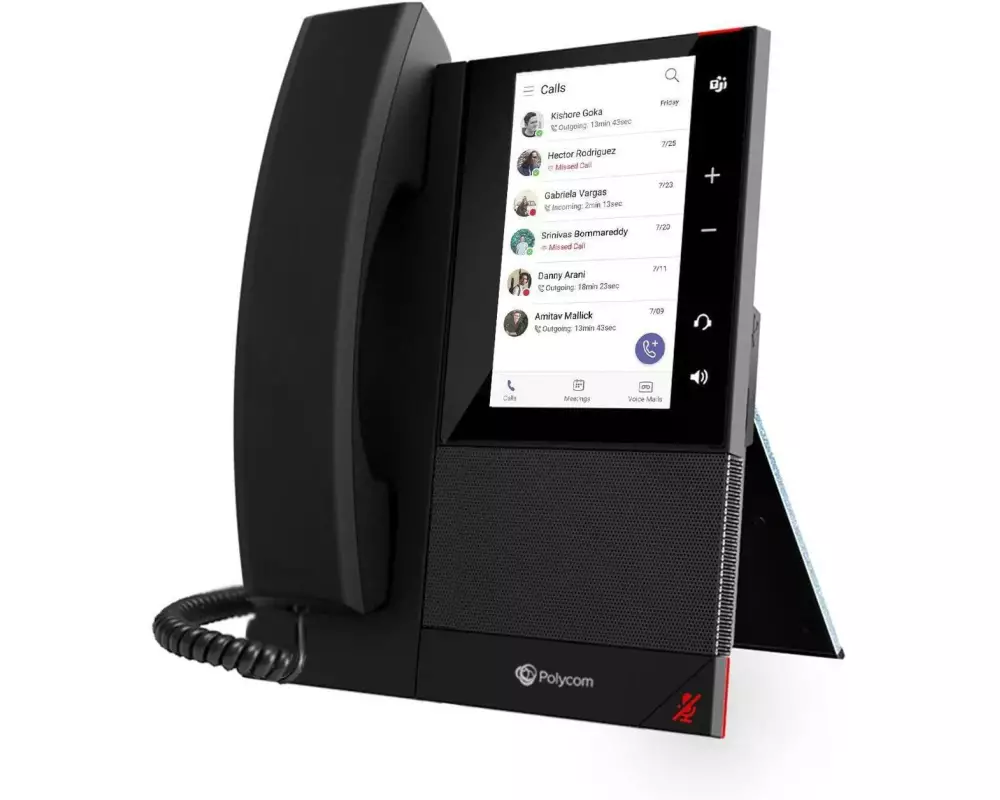 HP Tischtelefon Poly CCX 400 Microsoft Teams Schwarz