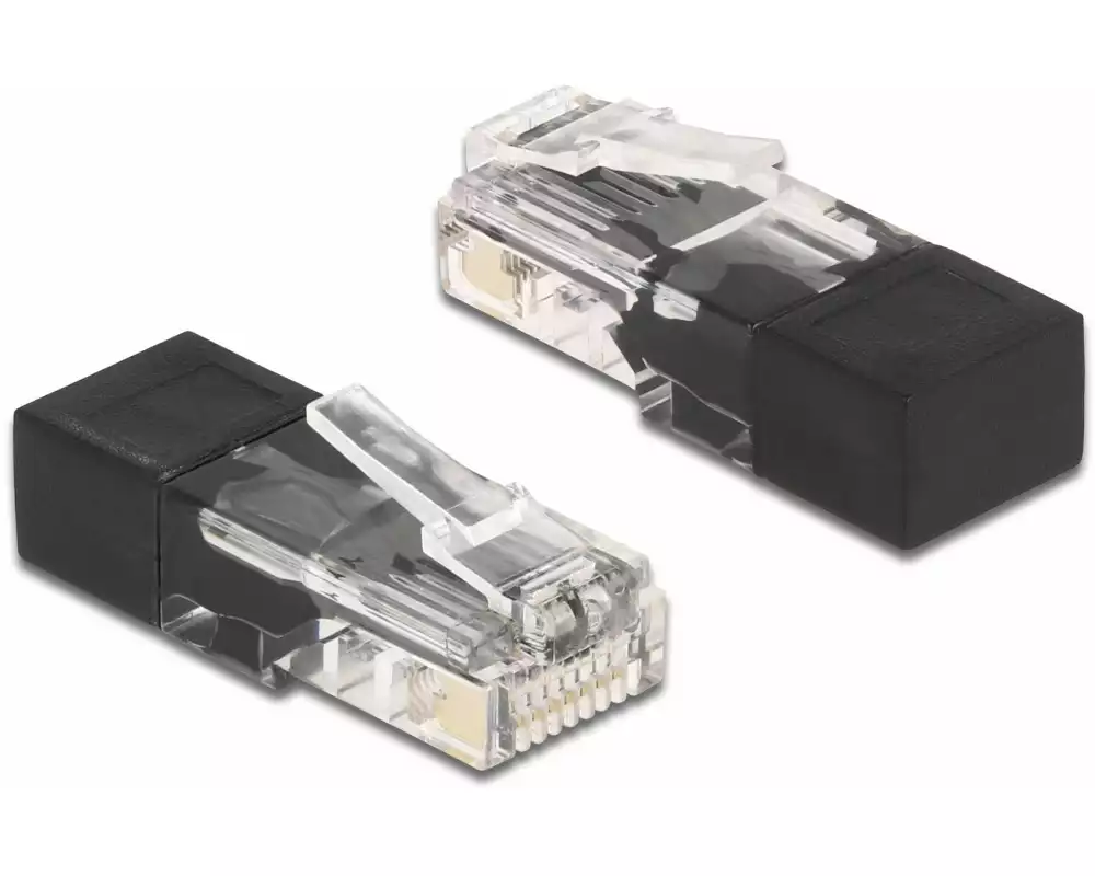 Delock RJ45 Stecker mit Abschlusswiderstand
