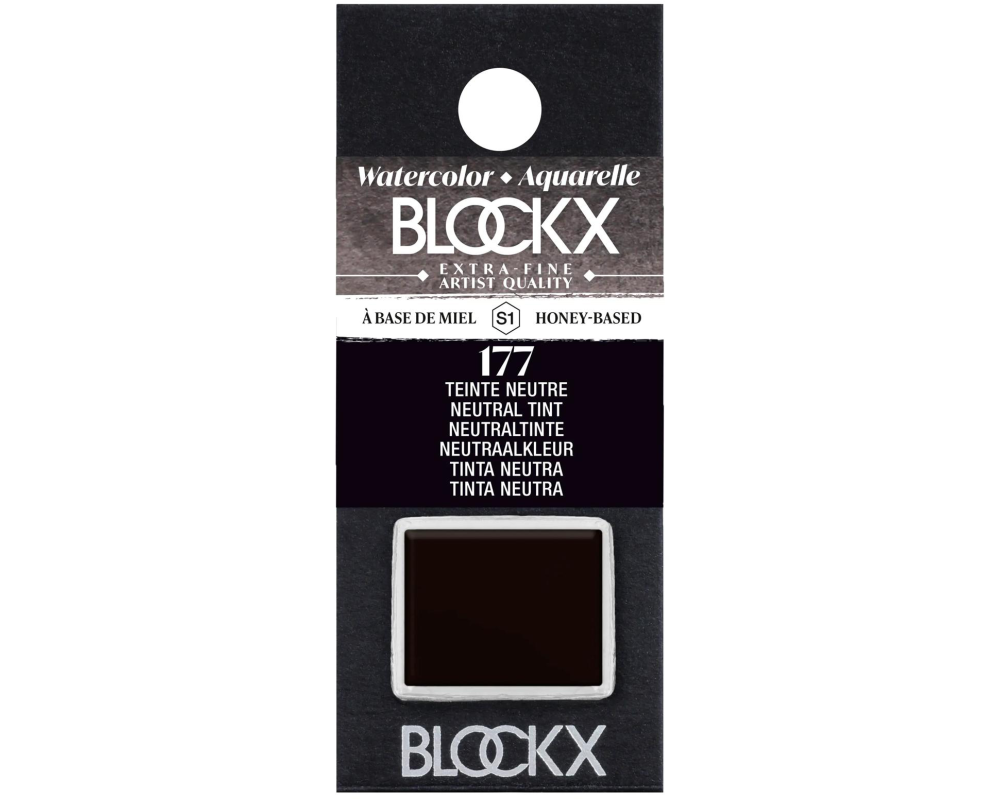 BLOCKX Aquarellfarbe 1.5ml 41177BXC neutralfarben