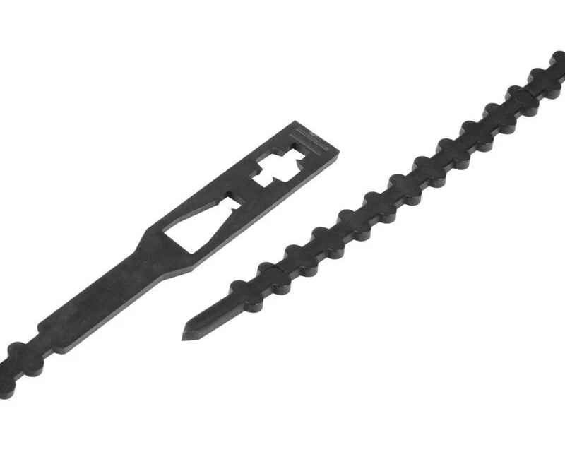 STEFFEN Kabelbinder 100 Stück Schwarz 234 mm x 5.5 mm