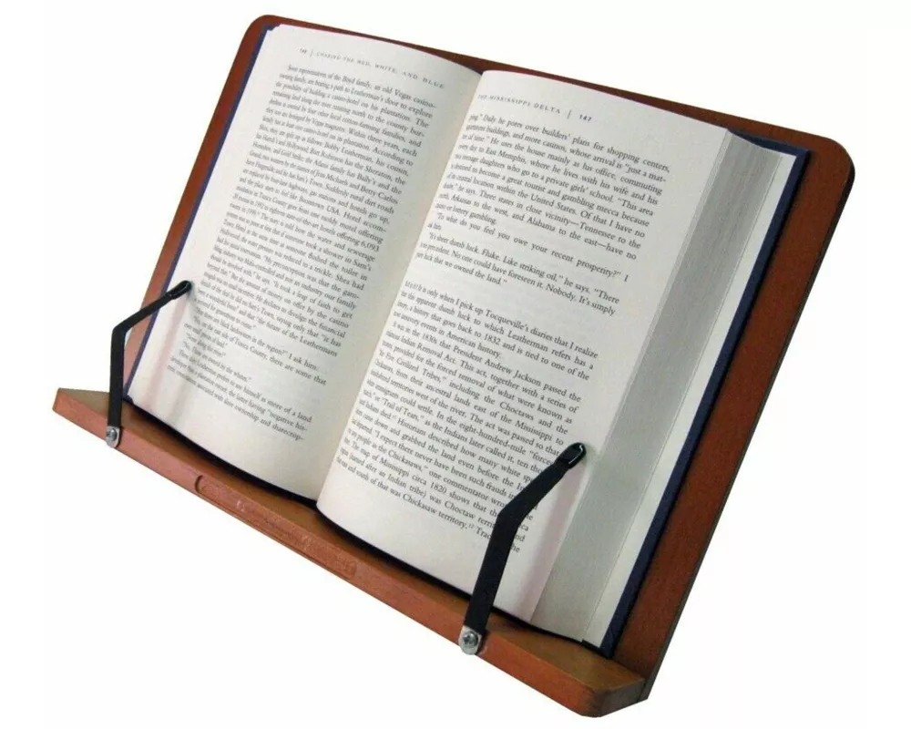 The Professional Bookrest - Buchständer - Leseständer - Tablethalter aus Holz - Lesehilfe - Für Bücher, E-Reader und Tablets