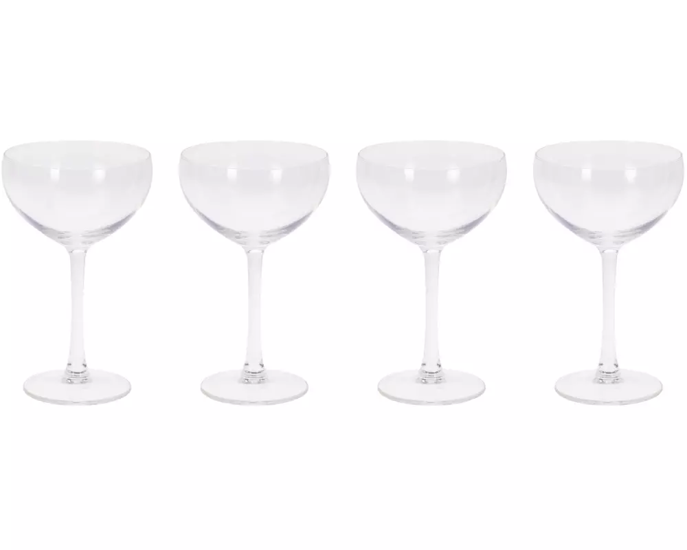 FURBER Cocktailglas 240 ml, 4 Stück, Transparent