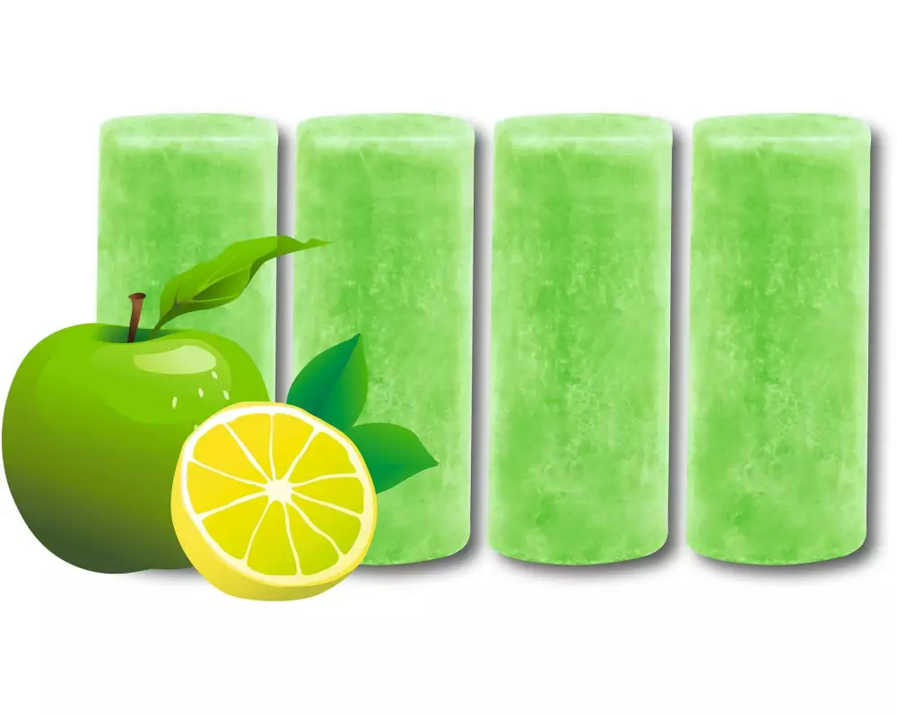 Abfluss-Fee Duftstein Apfel-Zitrone 4 Stück