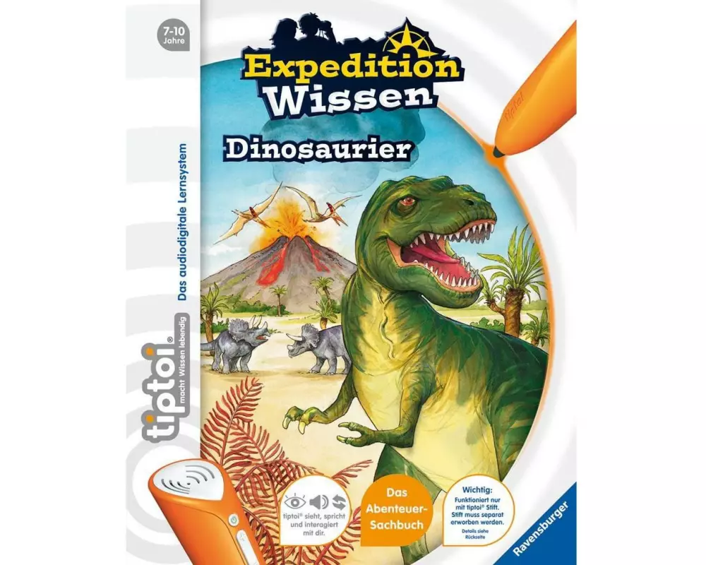 tiptoi Lernbuch Expedition Wissen – Dinosaurier