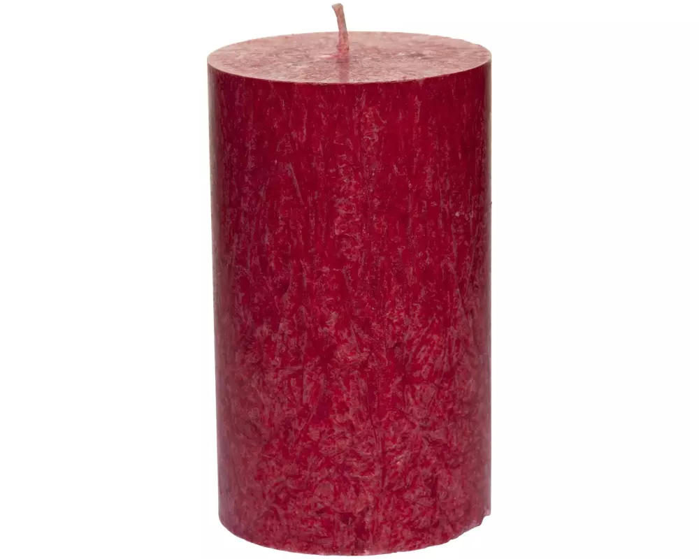 Herzog Kerzen AG Stumpenkerze Kristallo Alto 10 cm Rubin