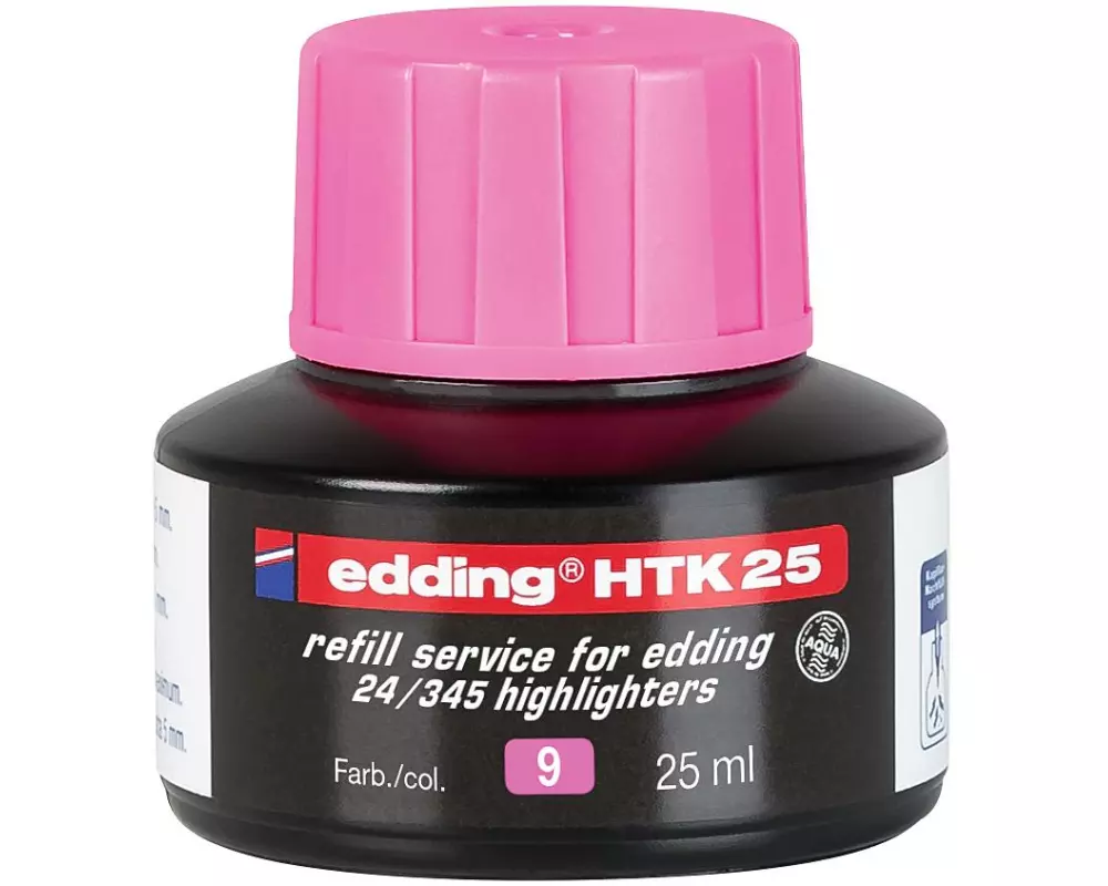 edding Nachfülltinte HTK25 25 ml, Rosa