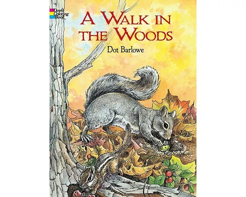 A Walk in the Woods Coloring Book