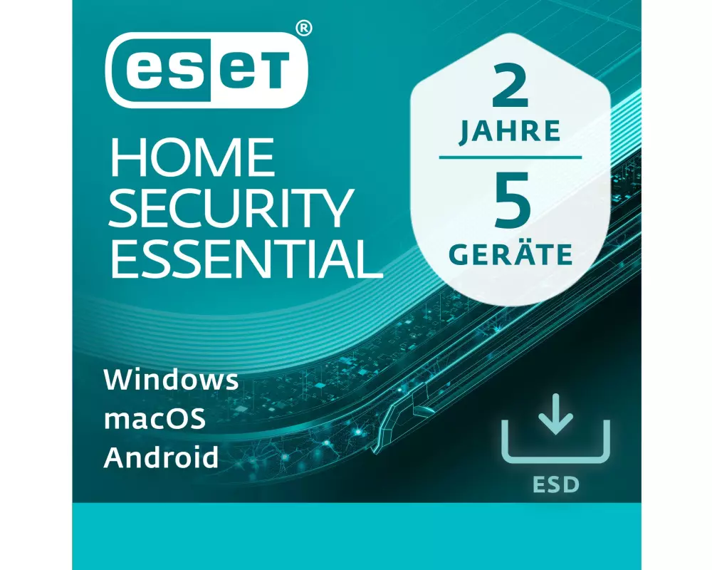 ESET HOME Security Essential ESD, Vollversion, 5 User, 2 Jahre