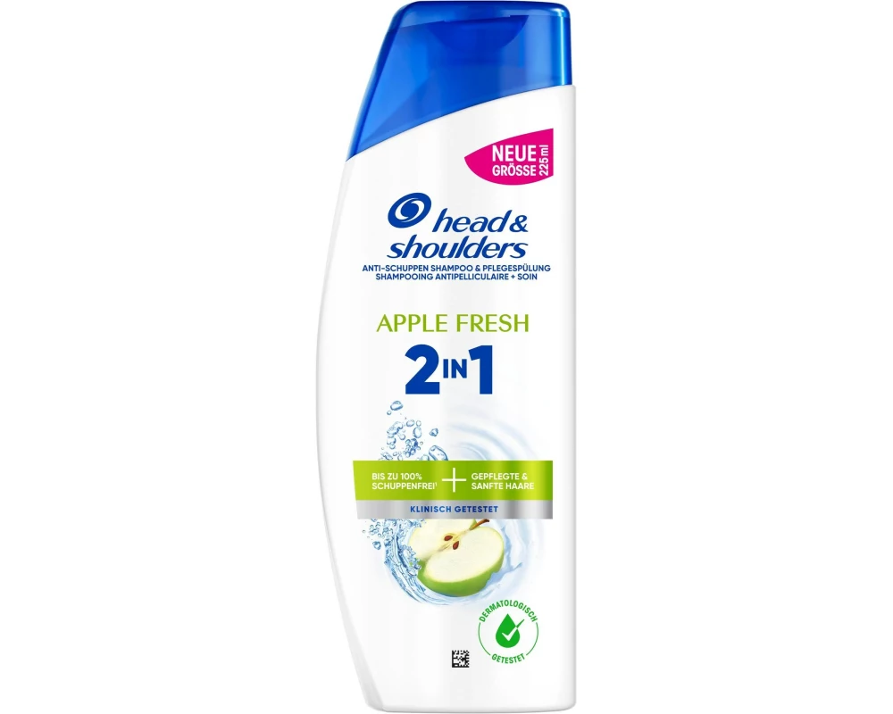 head and shoulders 2-in-1 Anti-Schuppen-Shampoo Apple Fresh 225 ml