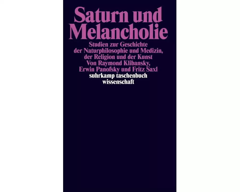 Saturn und Melancholie