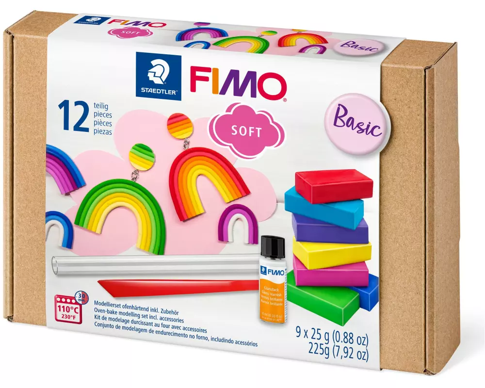 Fimo Modellier-Set Soft Mehrfarbig
