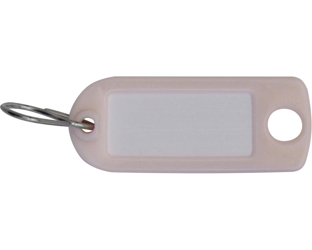 RIEFFEL SWITZERLAND Schlüssel-Anhänger 8034 FS WEISS weiss 100 Stück