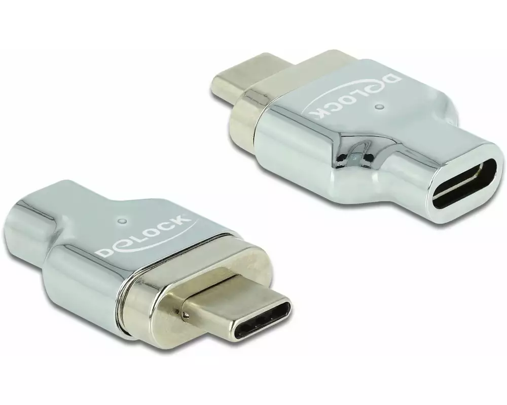 Delock USB-Adapter Magnetisch USB-C Stecker - USB-C Buchse