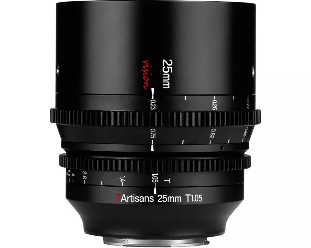 7Artisans Festbrennweite 25mm T/1.05 – Canon RF