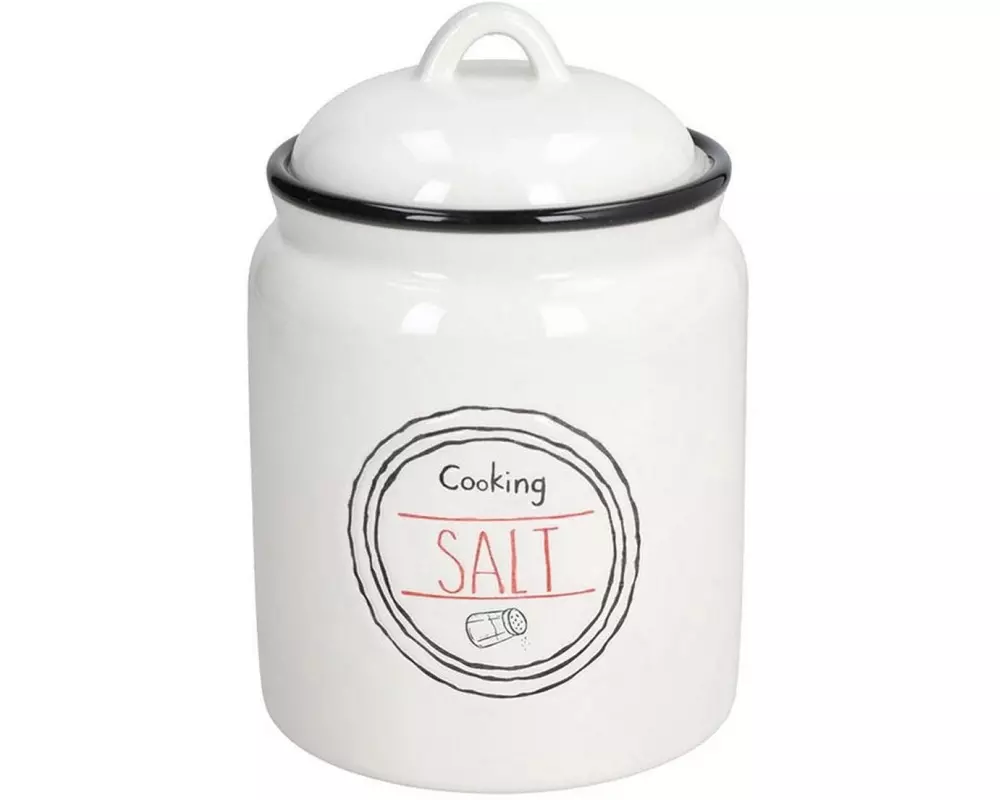 Tognana Tognana Vorratsdose Salz Bristol 900 ml, Weiss
