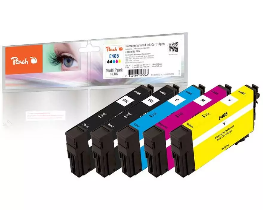 Peach Tintenset Epson 405 MultiPack Plus BK/C/M/Y