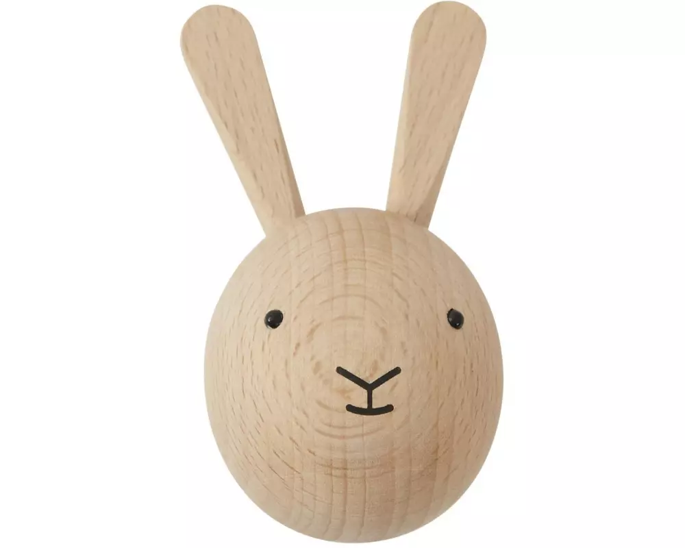 OYOY Garderobe Mini Hook Rabbit Ø 6 cm