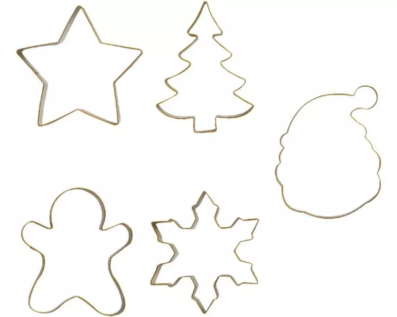 Decora Guetzli-Ausstecher Weihnachten 5 Stück