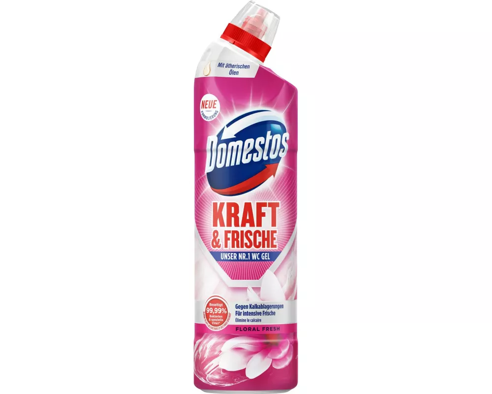 Domestos WC-Reiniger Aktiv Kraft Floral Fresh WC Gel 750 ml