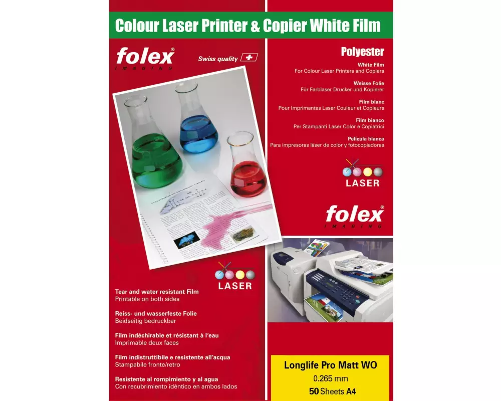 Folex Folie A4 0.265 Polyesterfolie
