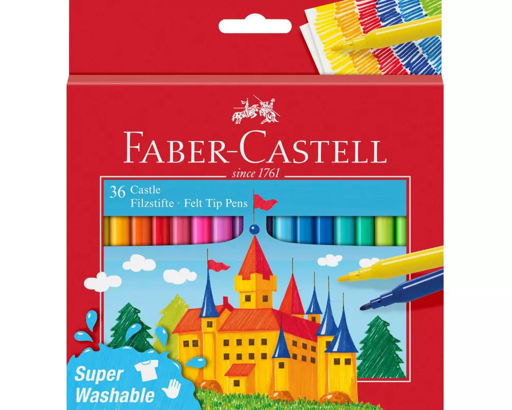 Faber-Castell Filzstift Castle Set mit 36 Stück