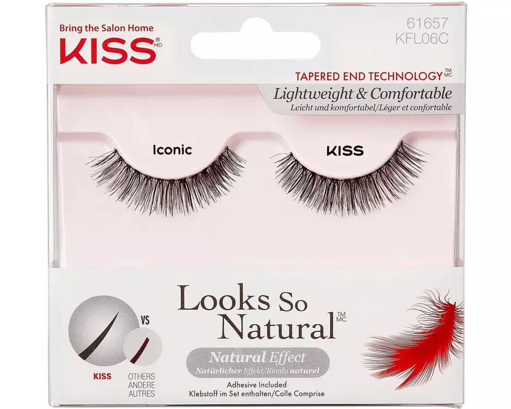 Kiss Looks So Natural Iconic Schwarz