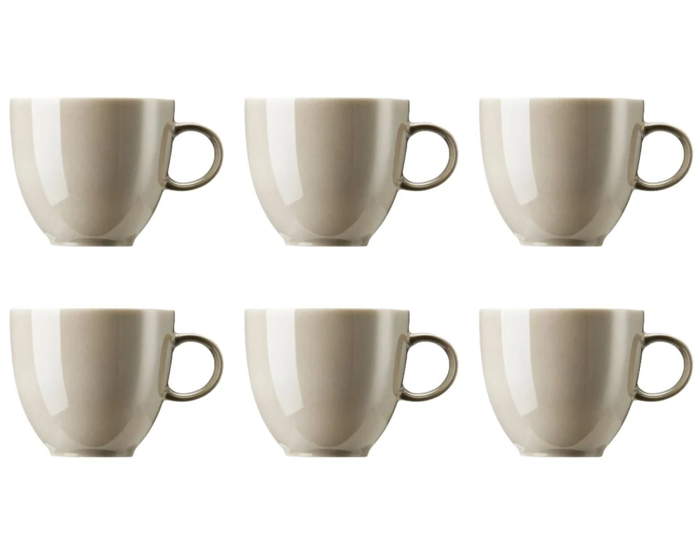 THOMAS Untertasse Sunny Day 6 Stück, Grau