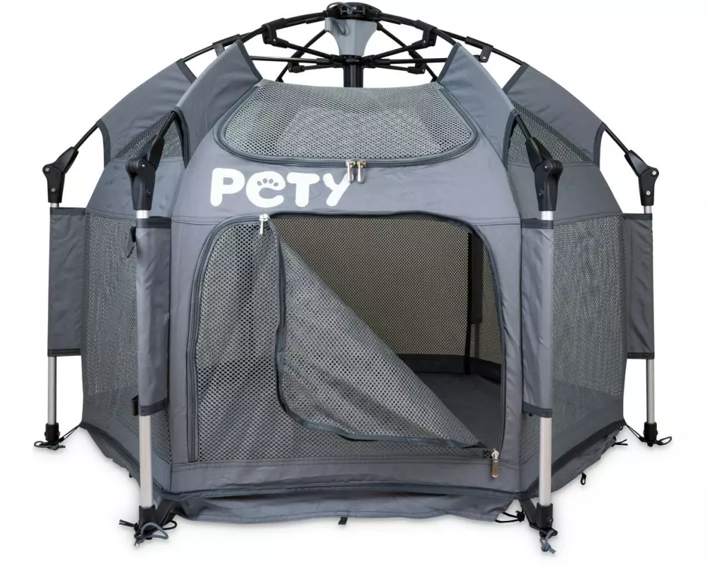 Pety Laufstall für Hunde klein Ø 110 x 80 cm