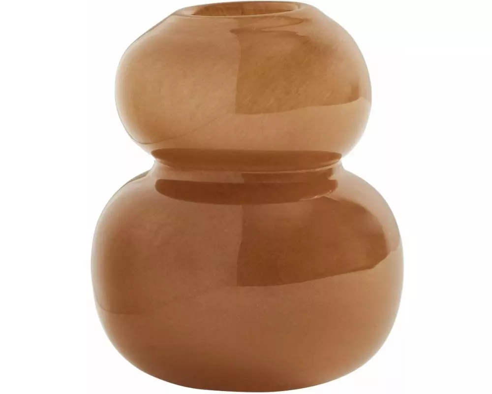 OYOY Vase Lasi extraklein 12.5 cm, Bernstein