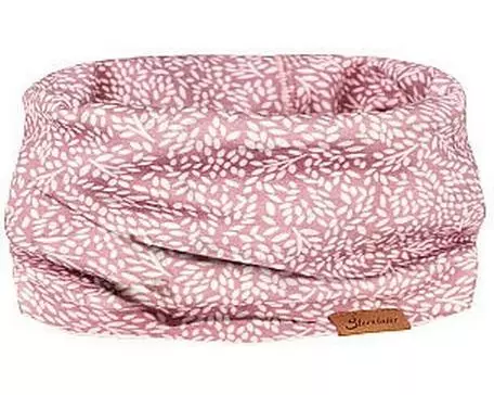 Sterntaler Schlauchschal Blätter Samtrosa Gr. 1