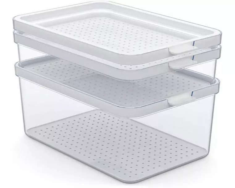 Rotho Kühlschrankorganizer Cauma Gross, 3-teilig