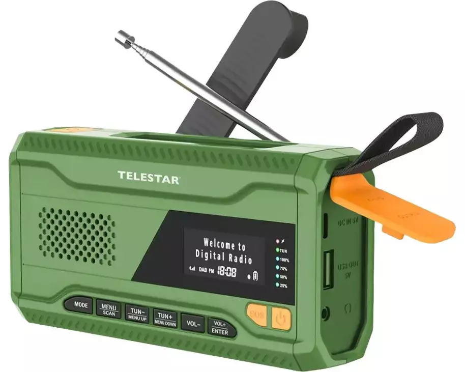 Telestar TOP NO. 5 DAB+/UKW, LED-Leuchte, SOS-Funktion