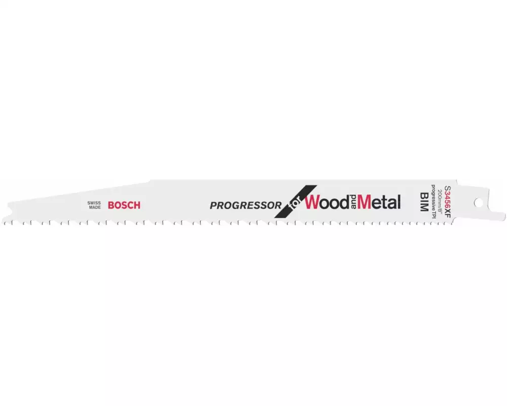 Bosch Professional Säbelsägeblatt S3456XF Progressor Wood and Metal, 100 Stk