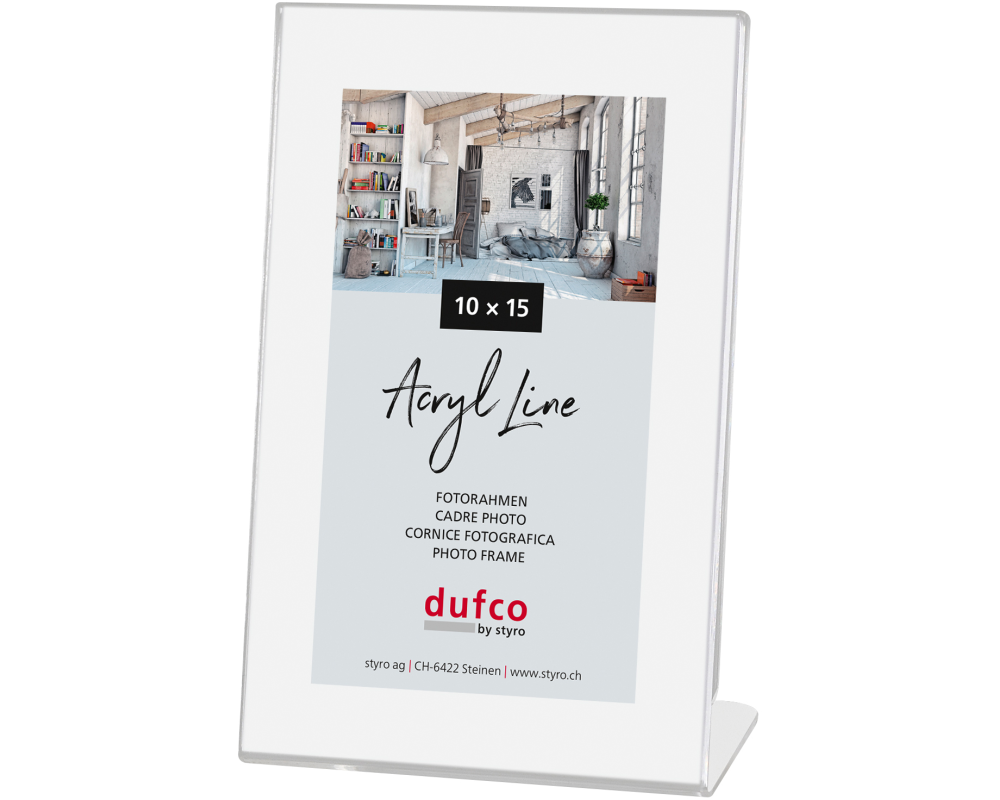 DUFCO Acryl-Bilderrahmen 10.5.x15cm 1420.60210 hoch