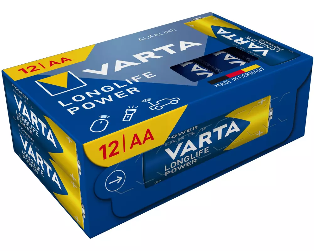 Varta Batterie Longlife Power AA , 12 Stück