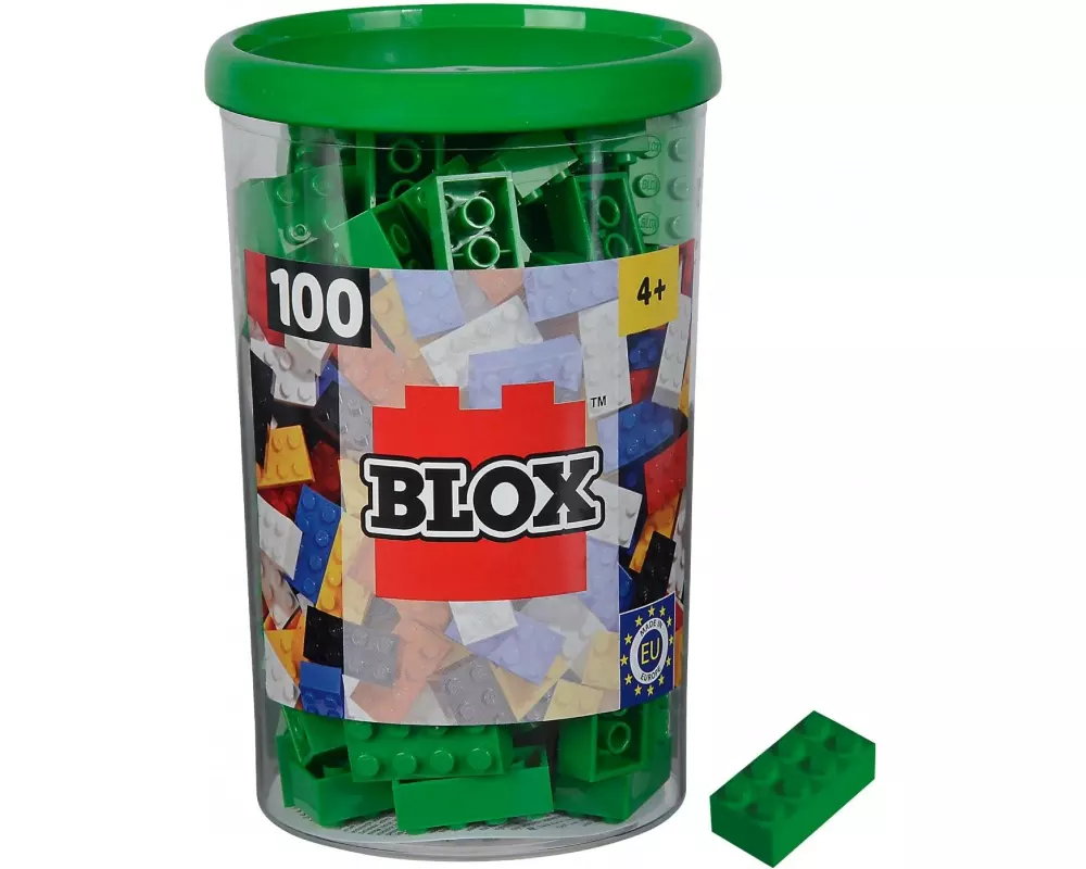 BLOX Bausteine 100 grüne 8er Steine