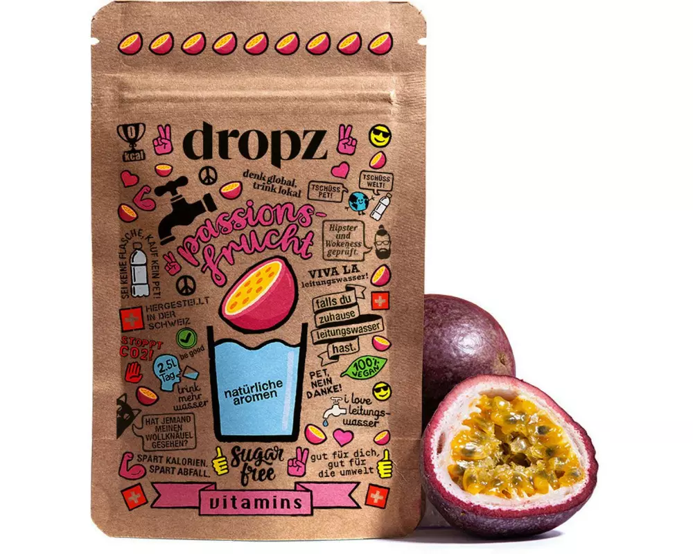 Dropz Passionsfrucht 1 Beutel à 20 Stück