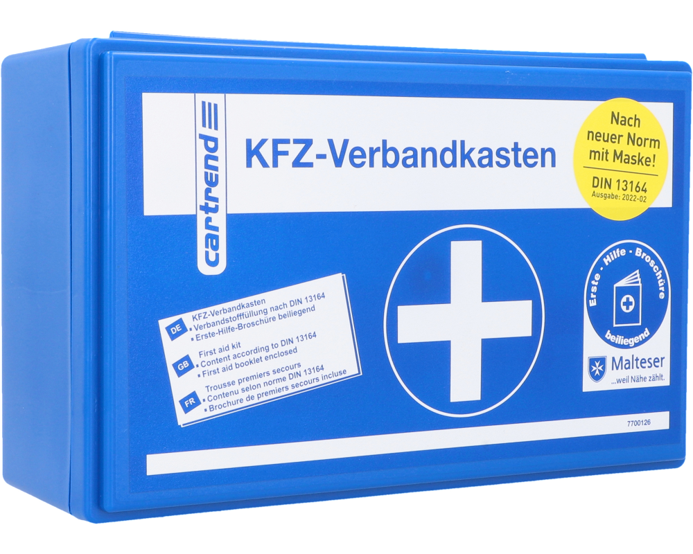 NEUTRAL Verbandkasten Unitec 7700126 blau, DIN 13164-B