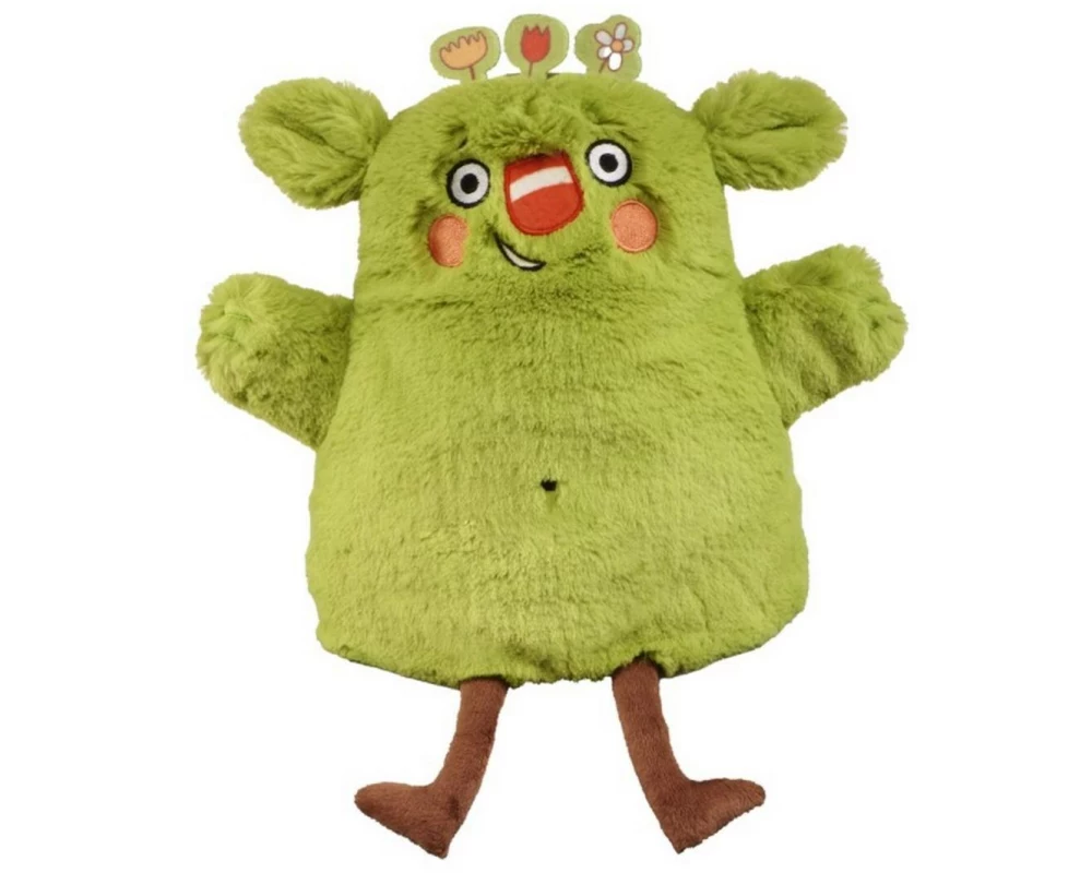 Bauer Das kleine Wir Handpuppe 20 cm, Grün, PES
