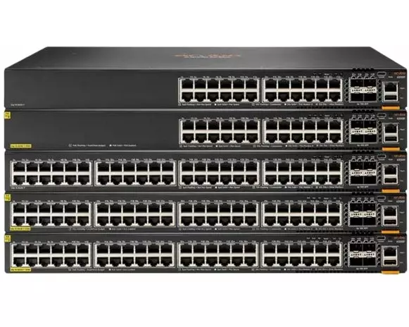 HPE Aruba 6200M Switch, 24G, 4 SFP+ Ports, ACL, QoS, OSPF Routing, VSF Stacking, Analytics Engine, CX Mobile App, NetEdit