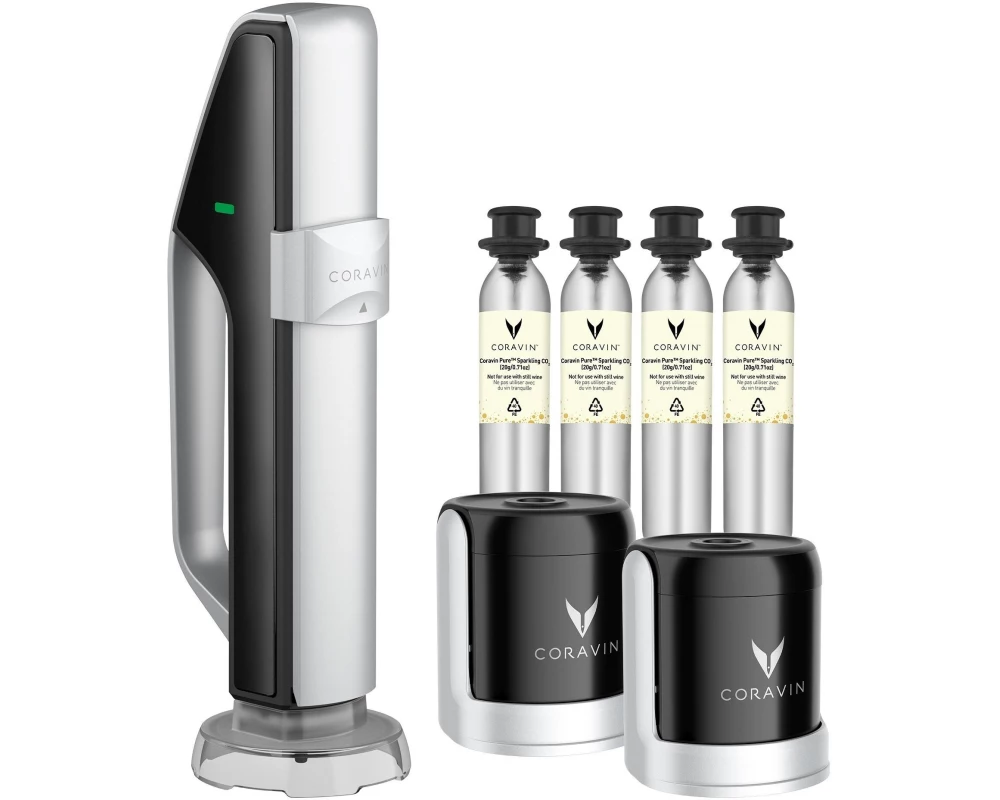 Coravin Weinausgiesser für Schaumwein Sparkling System 7 Stück