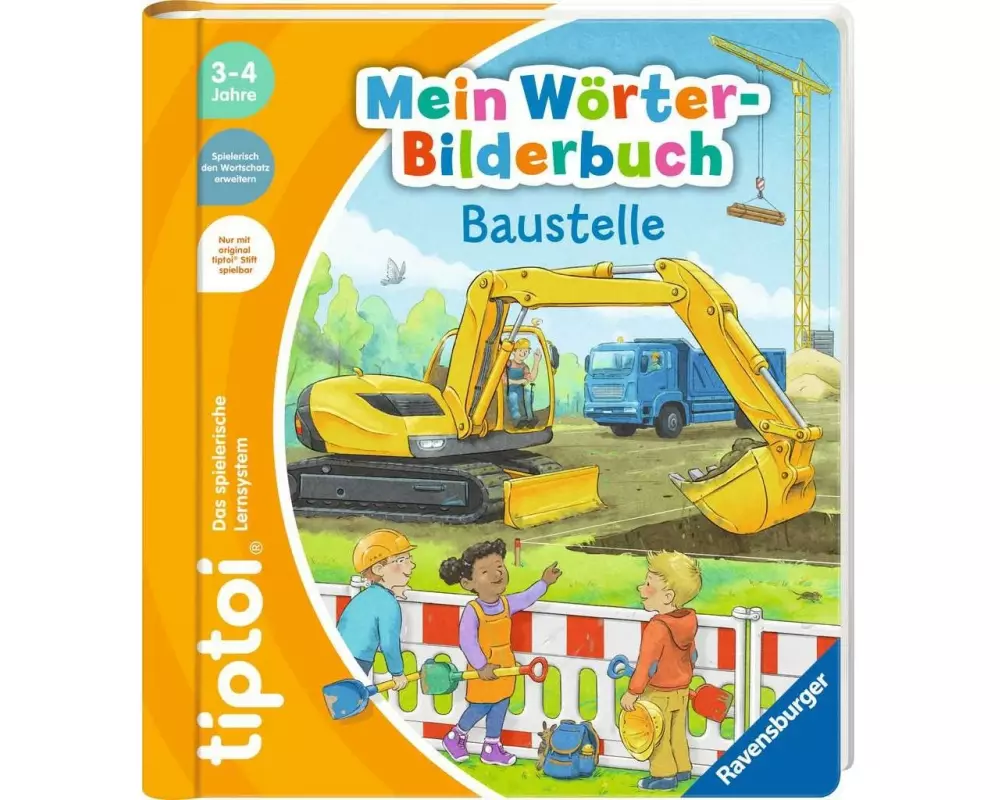 tiptoi Lernbuch Mein Wörter-Bilderbuch Baustelle