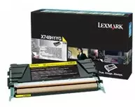 LEXMARK X748 toner cartridge yellow standard capacity 10.000 pages 1-pack corporate