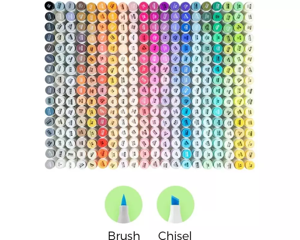 Ohuhu Honolulu Kunstmarker (320 Stk.) 320 Stück