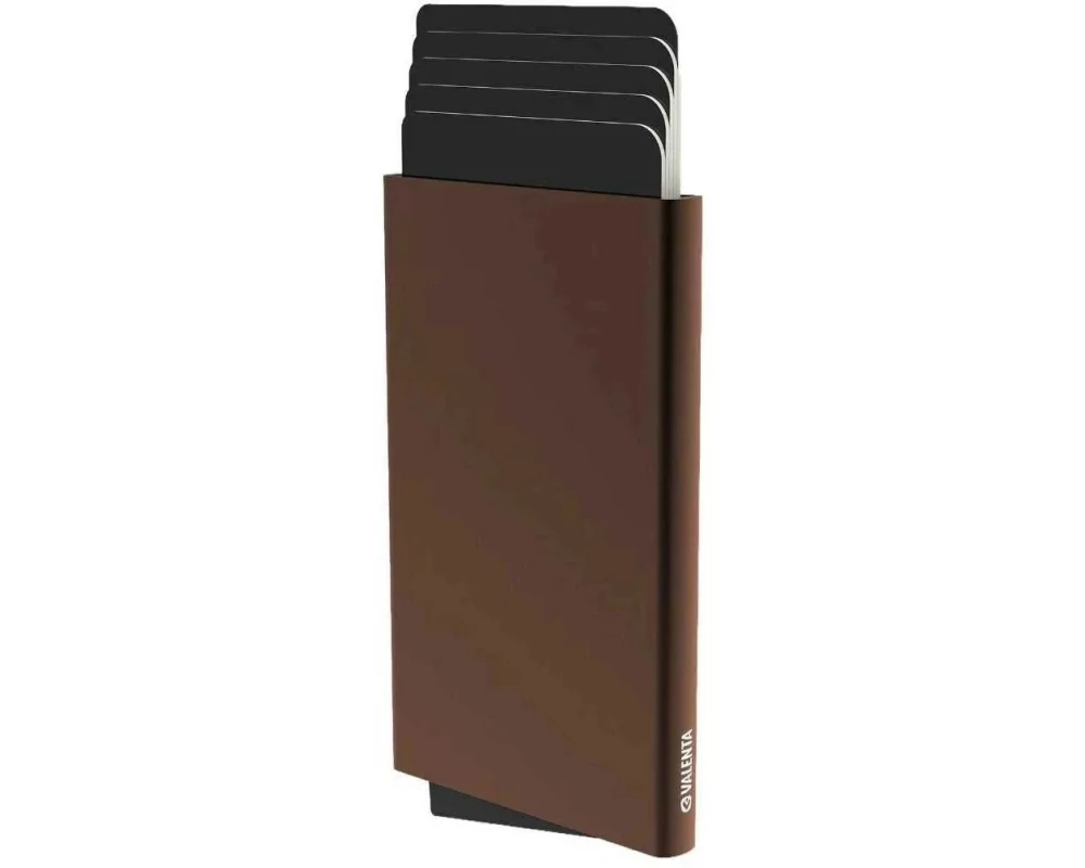 Valenta Cardprotector Alu MagSafe Plus Dark Brown
