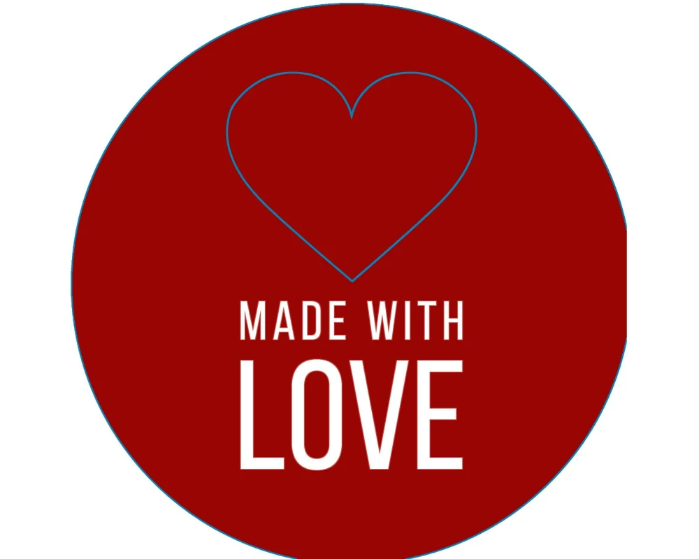 Paper + Design Papierservietten Made with Love 33 cm x 33 cm, 12 Stück